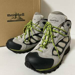 【未使用】mont-bell モンベル 品番372045103 GORE-TEX ゴアテックス トレッキングブーツ 25.5cm グレー系　アウトドア　登山　＊CO