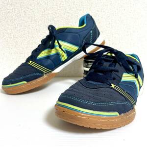 KELME ケルメ MILLENNIUM SALA フットサルシューズ ネイビー×ライム 55567 スニーカー サイズEU41 メンズ 26.0cm ＊12