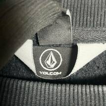 ボルコム volcom 裏毛スウェットトレーナー プルオーバー ストリート系 アメカジ ブラック メンズ サイズM ＊15_画像4