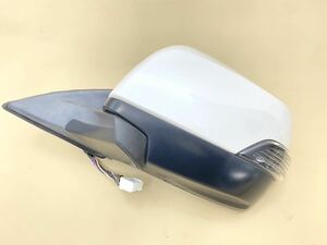 b管k220926-0106 BR レガシィ ドアミラー サイド ウインカー 左 助手席 37J 白 ホワイト ブルーコート 9ピン (検 BR9 BRG BRM BM BMG BM9