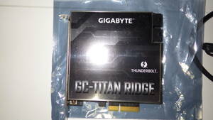 GIGABYTE GC-TITAN RIDGE THUNDERBOLT3 増設カード 中古品 ジャンク