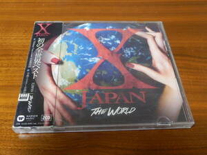 X JAPAN CD2枚組ベストアルバム「THE WORLD」BEST YOSHIKI ToshI hide heath 帯あり
