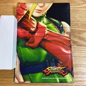 ￥17600 即決 新品 SAMANTHA KINGZ ストリートファイター コラボ 牛革カードケース キャミィ 本革 パスケース サマンサ スト2 スト5 スト6