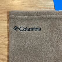 即決 新品 コロンビア バックアイスプリングスネックゲイター フリース ネックウォーマー ベージュ スヌード マフラー 防寒 Columbia 男女_画像3