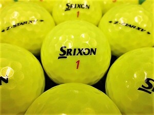 ★良質美品★スリクソン SRIXON『Z-STAR XV』2021年モデル イエロー 20個 ロストボール★