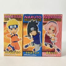 未開封 3種set◇WCF ナルト ワーコレ ナルト サスケ サクラ NARUTO World Collectable Figure Naruto & Sasuke & Sakura Japanese ANIME_画像4