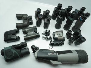 ★双眼鏡・単眼鏡など★Vixen/Nikon/Vision/Copitar/Fokus/Koken/Bushnell/ 等 計:15点まとめ【ジャンク品】28841