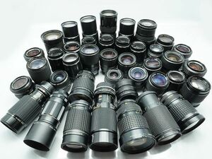 ★ペンタックス 純正MFレンズなど★PENTAX-M/A/Takumar/Tokina/TAMRON/SIGMA/ 等 計:40点まとめ【ジャンク品】29064