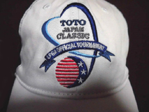 TOTO JAPAN CLASSIC USLPGA TOTO ジャパンクラシック キャップ WH-NY 総刺繍 未使用品 2/全米女子プロ協会LPGA日本女子プロゴルフ協会JLPGA_画像8