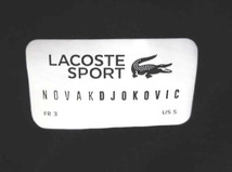 LACOSTE SPORT NOVAK ラコステ ノバク・ジョコビッチ モデル 半袖 ドライ Tシャツ カットソー 正規品 BLK S(US) USED 良品/テニス_画像6