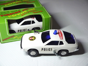 当時物 昭和レトロ ゼンマイ式 パトカー 2点 日本製　車 おもちゃ 玩具 コレクション 年代物 ヴィンテージ 希少 レア