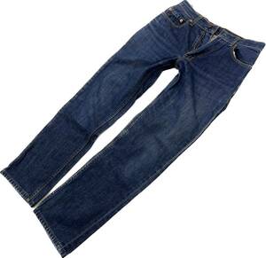 Levi's ☆ 552 インディゴ ブルー デニムパンツ ストレート ジーンズ W26 レディース デイリーユース 大人カジュアル リーバイス■Ja6762