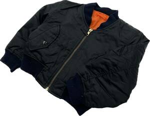  Tokyo Phantom * MA-1 flight jacket black jacket black Kids 100 95-104cm military casual fashion #AD272