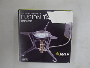 ＃57126 【未使用】 SOTO ソト マイクロレギュレーターストーブ FUSION Trek(フュージョントレック)　SOD-331 新富士バーナー