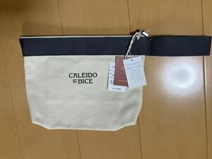 ★CALEIDO ET BICE CALEIDO ET BICEカレイドエビーチェ 帆布ポーチ★