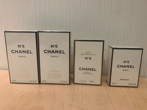 1円スタート!! CHANEL シャネル 香水 NO5/7.5ml・14ml・50ml 4点おまとめ ヨゴレ有 未使用 未開封品 11-6