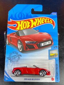 ホットウィール HOTWHEELS 2019 AUDI R8 SPYDER アウディ スパイダー 赤