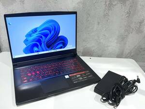 【ジャンク品】 MSI GF63 8RD MS-16R1 CPU Core i7-8750H GPU GTX1050Ti メモリ16GB SSD512GB 15.6インチ Windows11 Pro