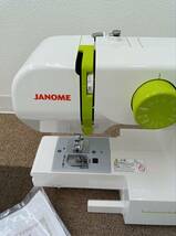 稼働　美品　 JANOME　家庭用 電動ミシン JN509EX 508型　フットコントローラー付き ジャノメ　裁縫　 ◆3385_画像3
