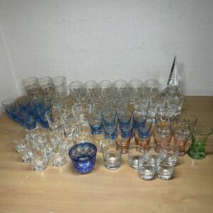 ★大量 お猪口 ぐい呑み HOYAガラス 五重の塔 香水瓶 切り子ガラス OTK GLASS JAPAN クリスマスガラス ショットグラス レトロガラス その他