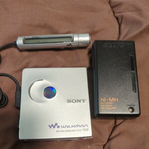 SONY MD ウォークマン MZ-E707 リモコン　RM-MC11EL BC-9HS NH-14WM