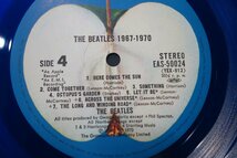 レコード　LP　特別限定版　ブルーカラーレコード　帯付　The Beatles　ザ・ビートルズ(1967～1970年）　　　m445_画像10