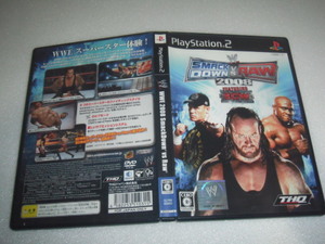  中古 PS2 WWE SMACK DOWN VS RAW 2008 動作保証 同梱可 　