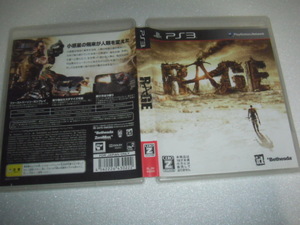 中古 PS3 RAGE レイジ 動作保証 同梱可