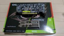 GIGABYTE NVIDIA GeForce GTX 1650 D6 Low Profile 4G 動作確認済_画像2