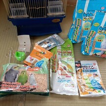 餌　ケージ 　エクセル　主食　ペットケージ 小鳥用　 セキセイインコ用　　粟の穂　小鳥のサプリバー　ゆうパック120 まとめてとりかご_画像8