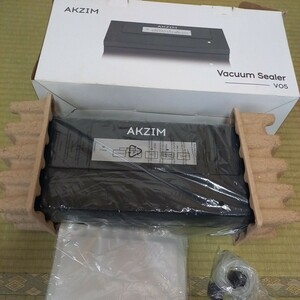 真空パック器　akzim vacuum seajer バキュームシーラー　通電確認　ゆうパック80