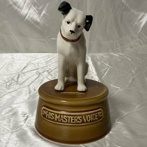 SK　HIS MASTER'S VOICE　ビクター犬　貯金箱　置物　オブジェ　ヴィンテージ