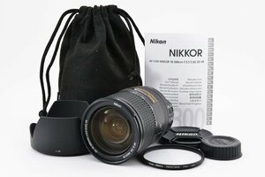 美品 ニコン Nikon AF-S 18-300mm f3.5-5.6G ED フード付き