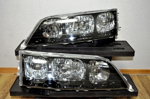 JZX100 GX100 100系 マークⅡ 純正 HID ヘッドライト 左右 セット 付属品完備 美品 KOITO 22-271 インナー ブラック加工 ⑤ ツアラーV