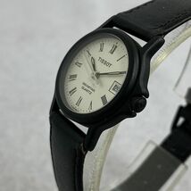 F379-O18-2389 ◎ TISSOT SEASTAR ティソ シースター QUARTZ クォーツ デイト ホワイト文字盤 ラウンド レディース 腕時計 ②_画像3