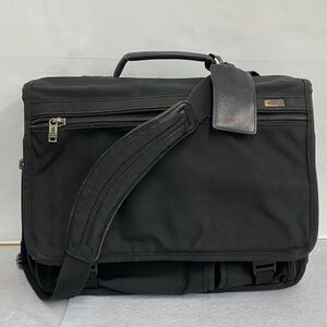 G321-O15-4137 TUMI トゥミ 2WAY ビジネスバッグ ブリーフケース 書類鞄 ショルダー 斜め掛け 黒 1.732.748.8864 約30.5×41×10cm ②