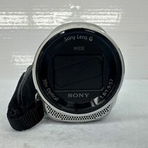 H681-O33-1485 SONY ソニー HDR-CX670 ビデオカメラ Handycam ハンディカム ホワイト 2015年製 バッテリー/充電器付き 通電OK ②_画像5