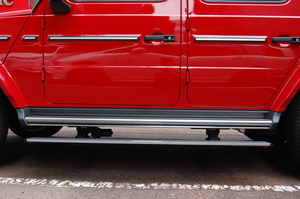 メルセデス ベンツ W463A G350d G400d 電動 サイドステップ ランニングボード ロング ドア 開閉 連動 社外 パーツ ゲレンデ