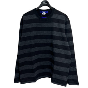 ジュンヤワタナベマン JUNYA WATANABE MAN　 2023AW Wool Plain Stitch Border Knit ボーダースウェットシャツ 商品番号：8071000122810