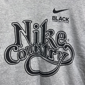 ブラックコムデギャルソン×ナイキ BLACK COMME des GARCONS×NIKE  NIKE Country TEE プリントTシャツ 商品番号：8071000122704-071S-TUの画像4