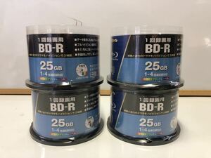 ZERO 録画用BD-R 50VSP-BDR4X 25GB 1回録画用ディスク 50枚パック 4セット（合計200枚セット）未開封新品