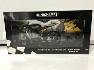 ミニチャンプス 1/12 Yamaha YZR-M1 Tech 3 Yamaha Team Makoto Tamada MotoGP 2007（122 073006）玉田誠 美中古品