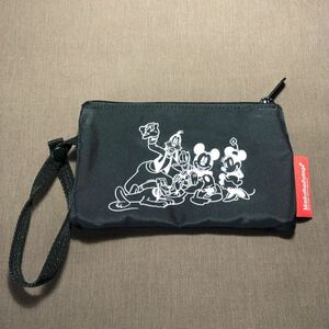 FW685 【新品未使用】希少Disney x Manhattan Portage セカンドバッグ ファスナーポーチ ブラック 黒 ディズニー マンハッタンポーテージ