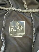 新品3962　欧州MONDETTA OUTDOOR PROJECT 立体縫製ソフトシェルジャケット　YKKジッパー　グレーL_画像9