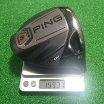 訳あり【G400 LST 10°】ロースピン・テクノロジーでスピンを減らし飛距離をアップ! ピン PING ドライバー 1W ヘッド G・G30シャフト装着可_画像9