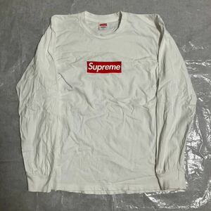 SUPREME 20AW Box Logo L/S Tee シュプリーム ボックスロゴ 長袖Tシャツ ロンT ホワイト 