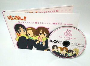 【同梱OK】 けいおん!! ■ K-ON!! ■ MINIイラスト集 ＆ デスクトップ壁紙CD for Windows