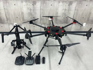 Y-11027 DJI ドローン MATRICE 600 Pro RONIN MX Canon EOS M3 付属 現状品 飛行動作未確認 大型 直接引取可能 インボイス制度対応