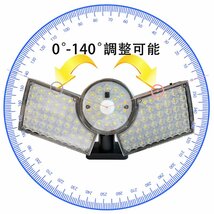 新型 爆光 LEDソーラーライト LEDセンサーライト 防水 　ポーチライト　IP65防水　屋外照明 LED作業灯　防犯ライト_画像3