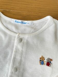 【中古】familiar ファミリア カーディガン　80サイズ